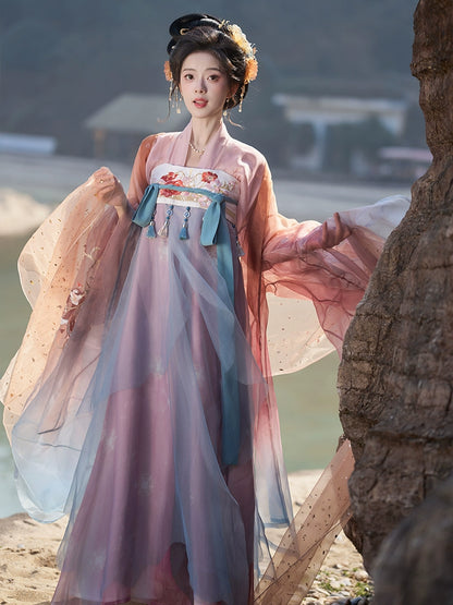 Lookbook Series Tang Hanfu 2025 Flower Shadow Fox