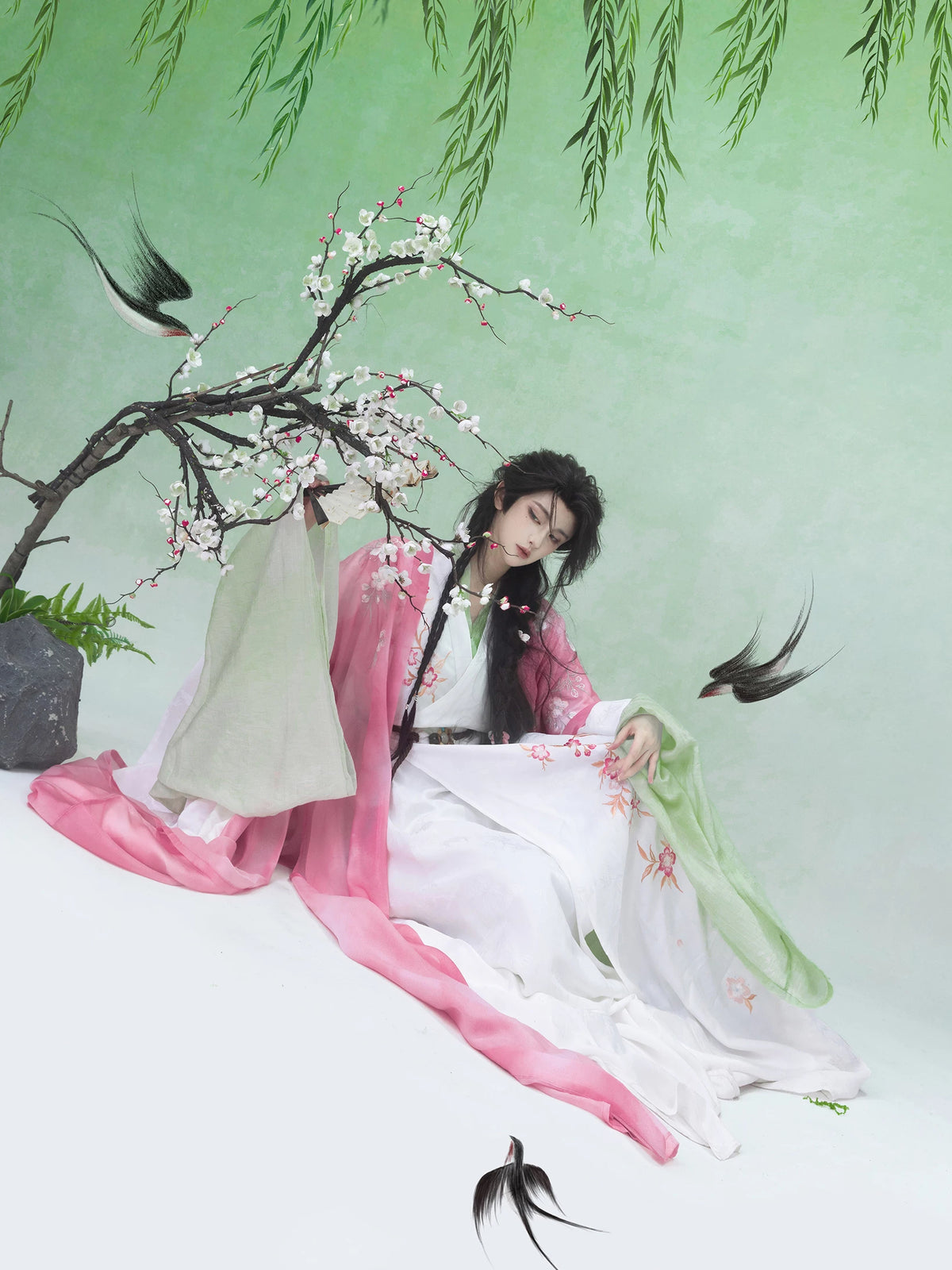Male & Unisex Series Hanfu Slumber Beneath Flowers