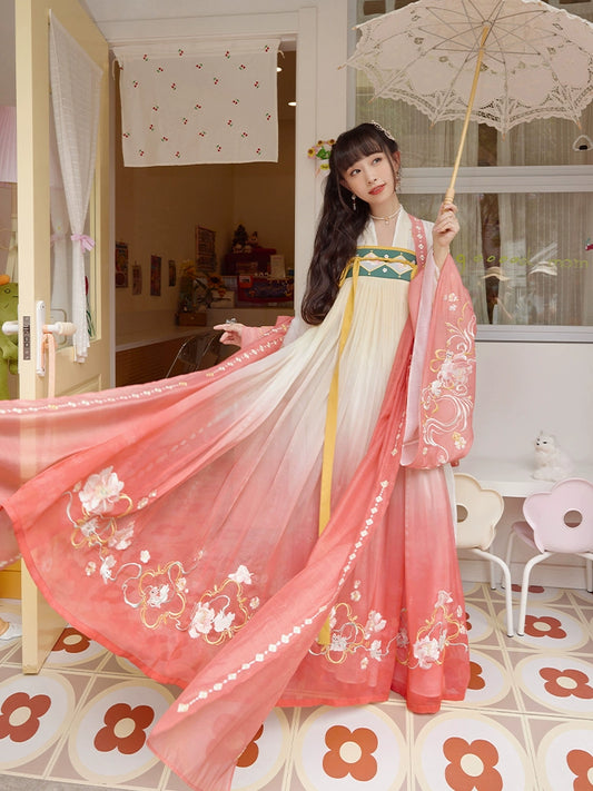Fen Yingning : Powdered Innocence-Large Sleeve Shirt