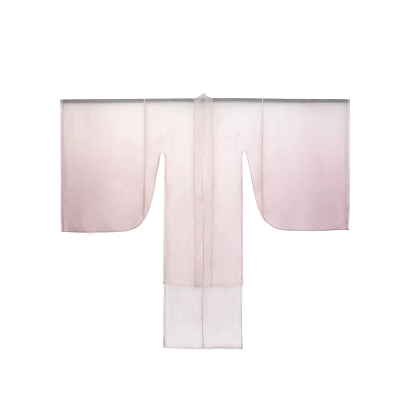 Shangyao Retreat Series Pink Purple Gradient Song Hanfu