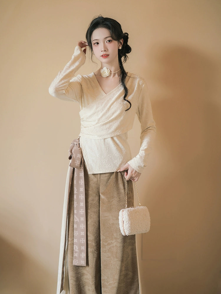 Hanshang Hualian Song Modern Hanfu Pants