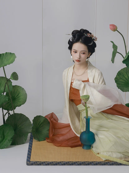 Shangyao Retreat Series Summer Green Song Hanfu