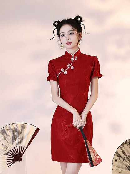 New Chinese Style Cheongsam Qipao Girlish Dressy Casual 31