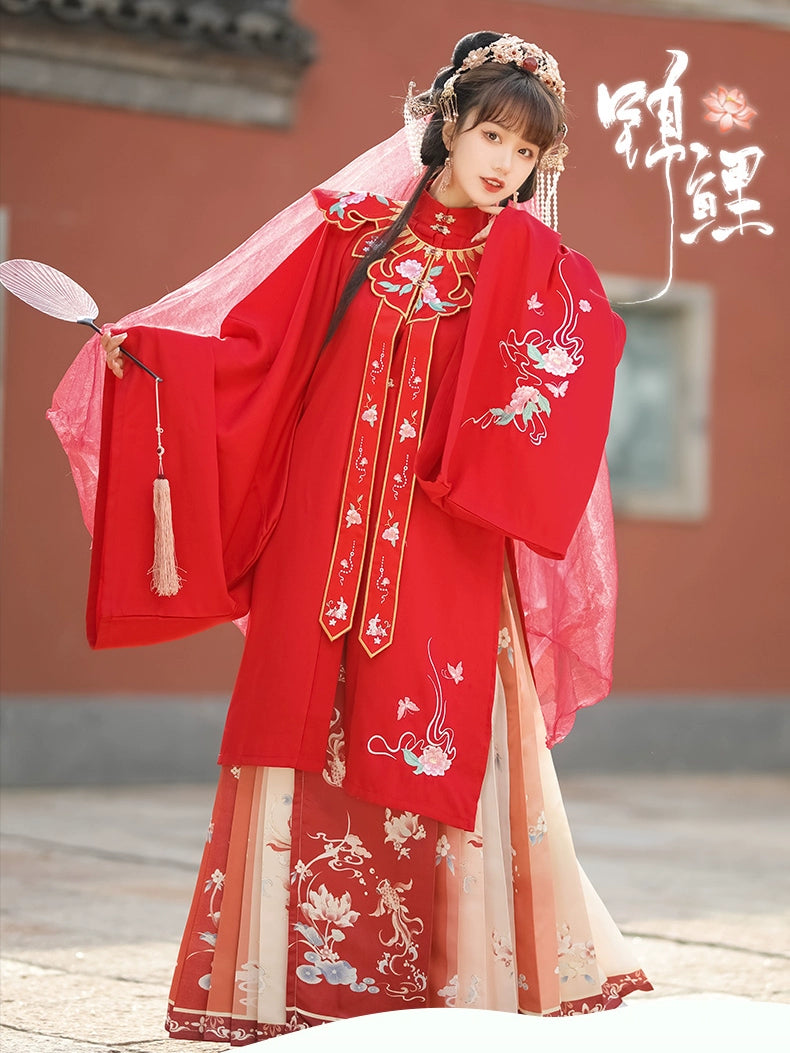 LOOKBOOK SERIES Ming Dynasty Horse Face Skirt Wedding Set