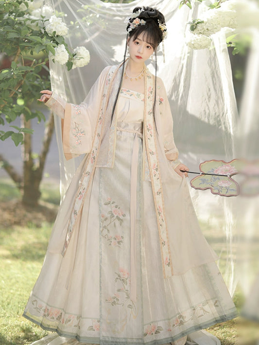 LOOKBOOK SERIES Song Dynasty Green Yellow Hanfu