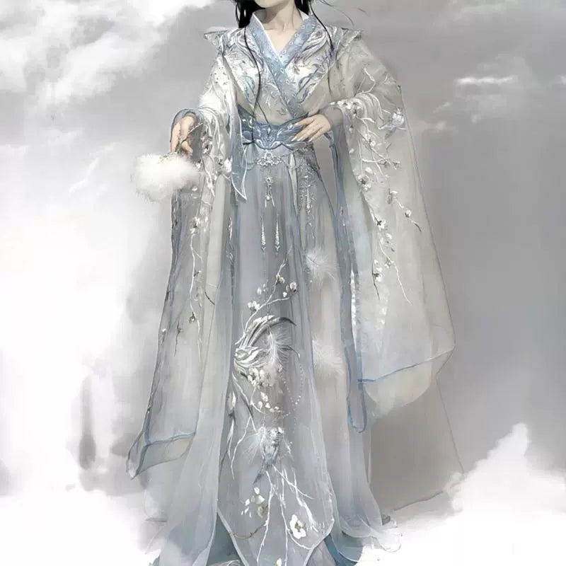 Ethereal Dreamscape Series Supreme Hanfu-Lunarcrane Moonheron