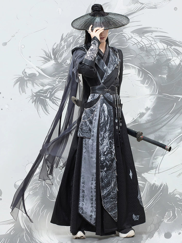 Flower Poetry Unisex Hanfu Nocturnter