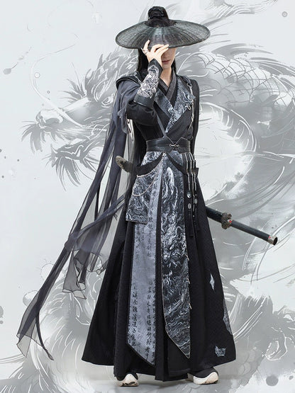 Flower Poetry Unisex Hanfu Nocturnter