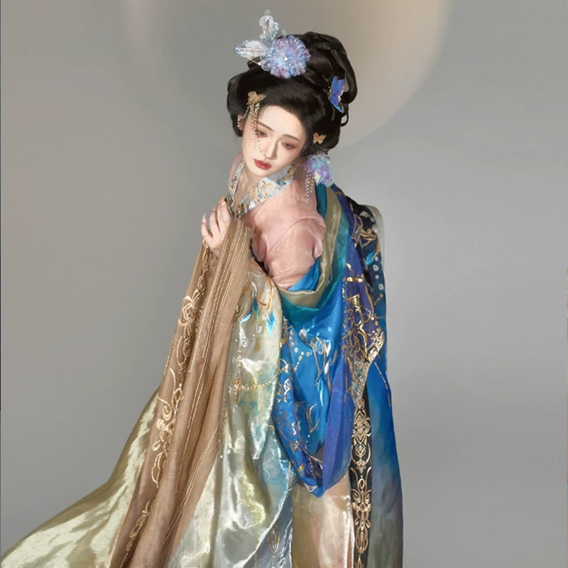 Ethereal Dreamscape Series Supreme Hanfu-Mirror Mist Tang Colors