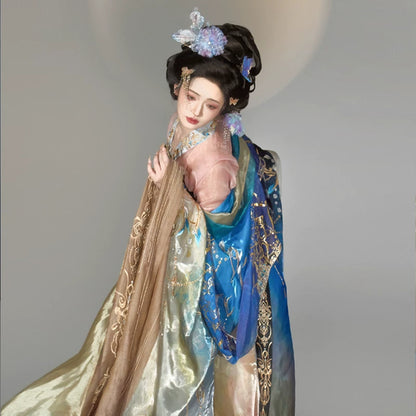 Ethereal Dreamscape Series Supreme Hanfu-Mirror Mist Tang Colors