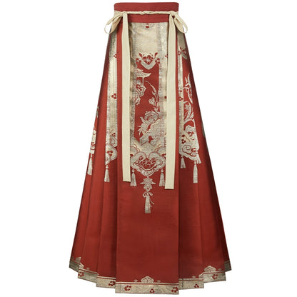 Mu Dan Shuang Shu : Asymmetric Petal Skirt