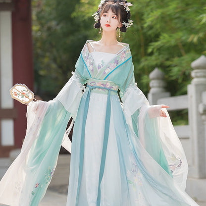 Original Hanfu women Wei and Jin Dynasties Waist-length skirt