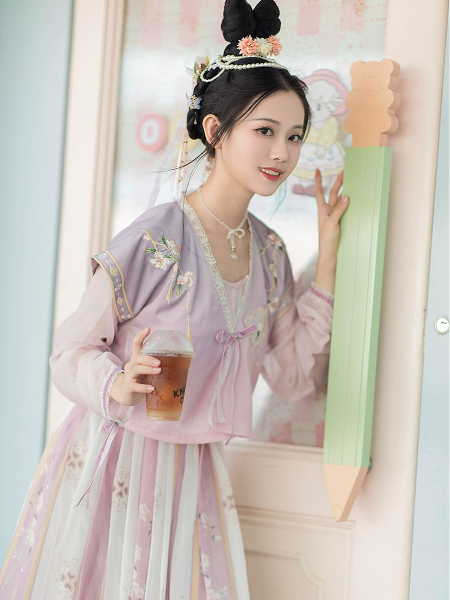 LOOKBOOK SERIES New Chinese Long-Sleeved Shirt Hanfu