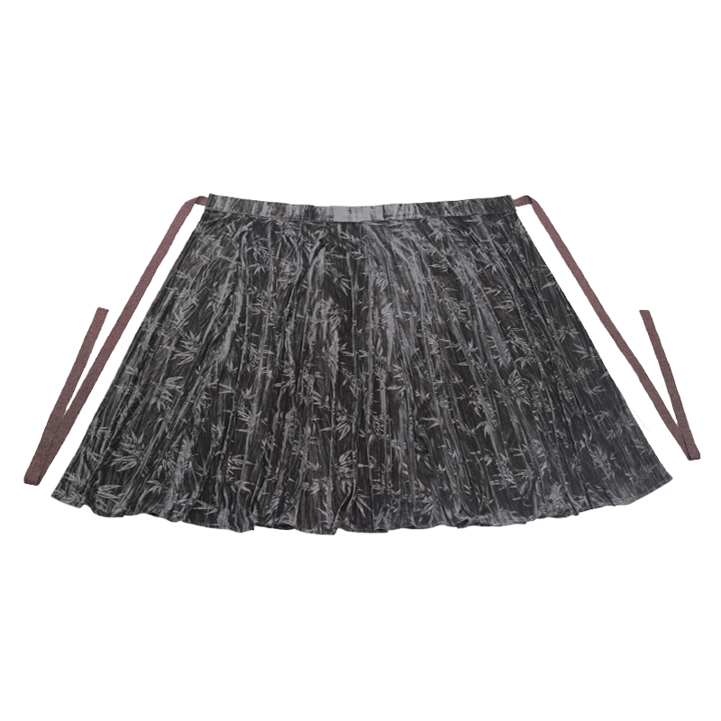 Dreams Multi-Colored Basic Velvet Torn Skirt