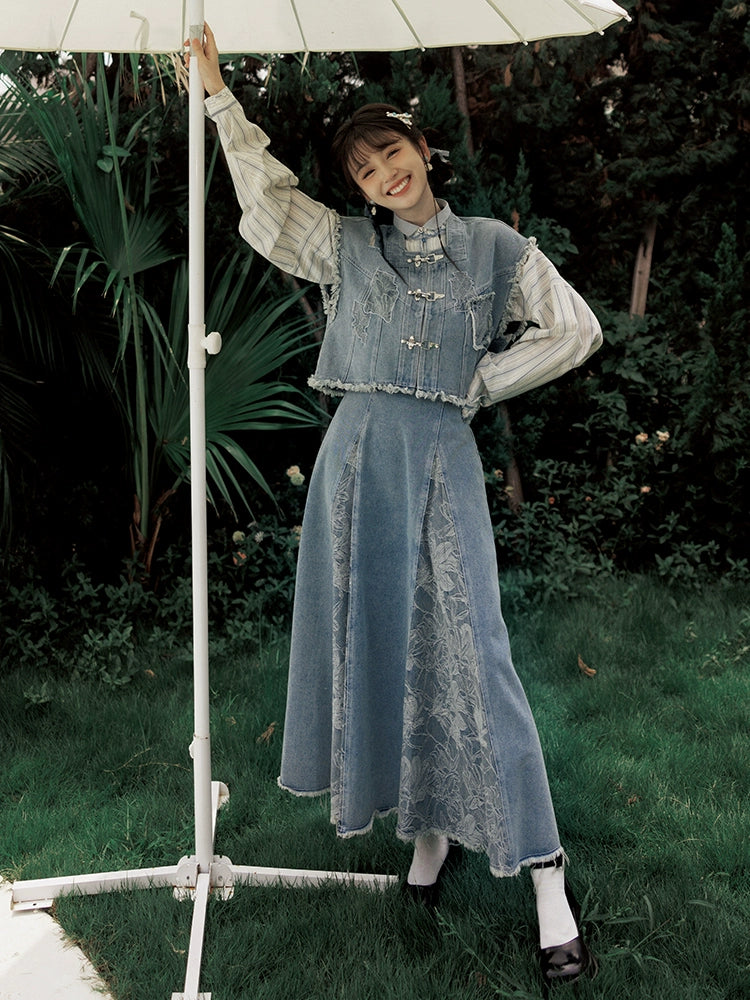Jin Lan : Brocade Azure