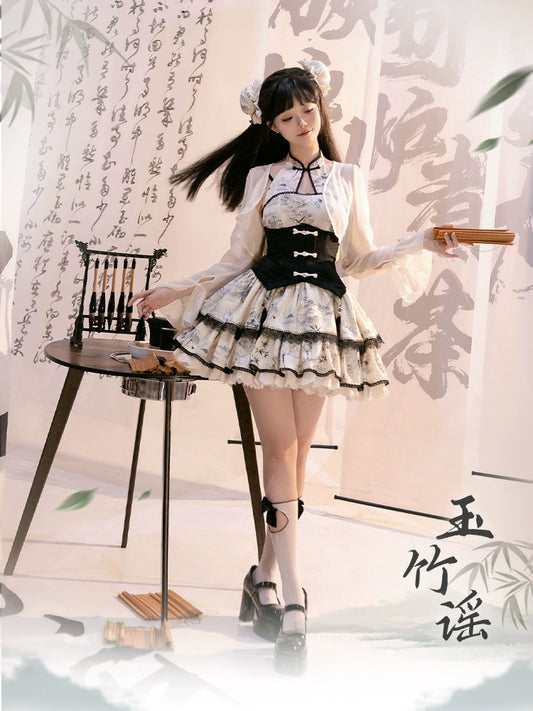 New Chinese Style Lolita Polygonatum Odoratum JSK