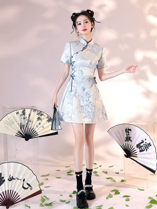 New Chinese Style Cheongsam Qipao Girlish Dressy Casual 52