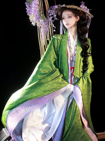 Cloud-Kissing Nature Series Looking Spring Song Hanfu