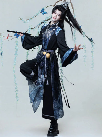 Flower Poetry Unisex Hanfu Verdant Call