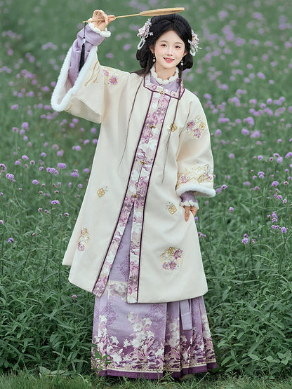 Lookbook Series Garden Lily Winter Hanfu