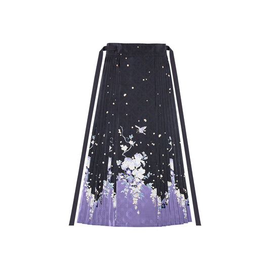 Serene Return Series Hanfu Bachelor's Mamian Skirt