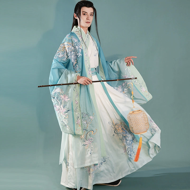 Wei Jin Original Hanfu Men Embroidery Poet