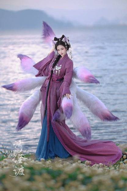 Costume Series Fox Fairy Hanfu Dance Skirt