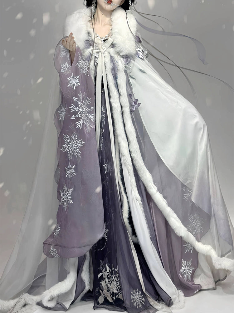 Ethereal Dreamscape Series Supreme Hanfu-Winter Nymph