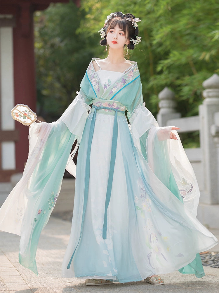 Original Hanfu women Wei and Jin Dynasties Waist-length skirt