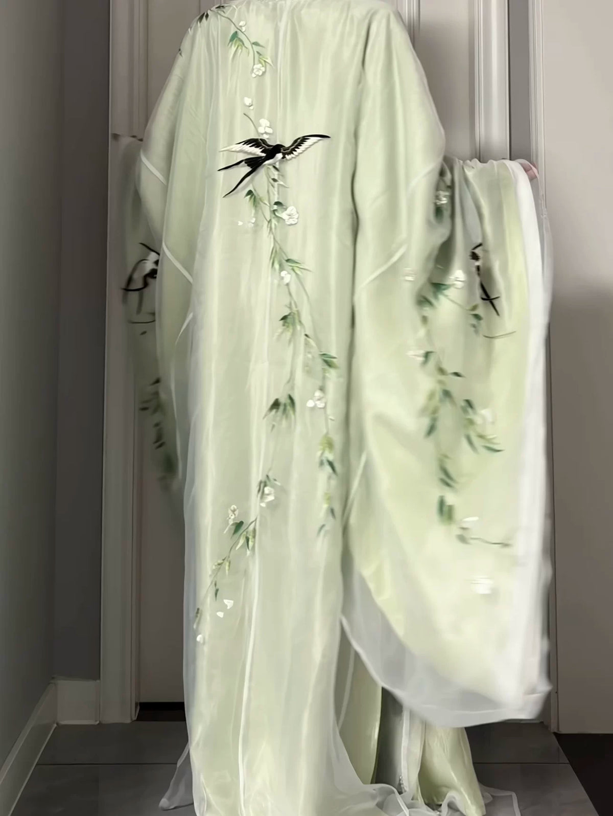 Male & Unisex Series Hanfu Windy Courtyard Willow