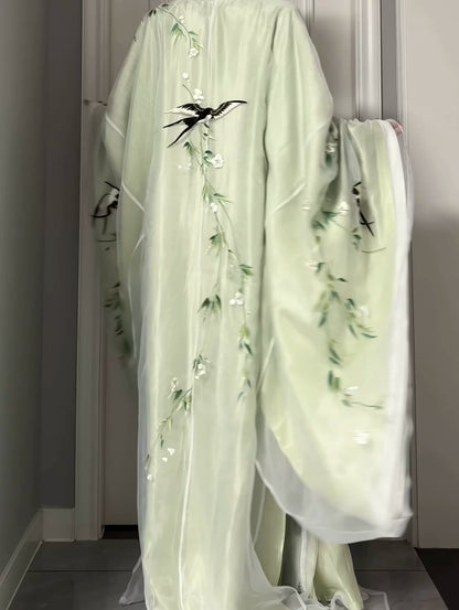 Male & Unisex Series Hanfu Windy Courtyard Willow