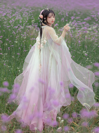 Twelve Flower Goddesses Series Lotus Hanfu Dress