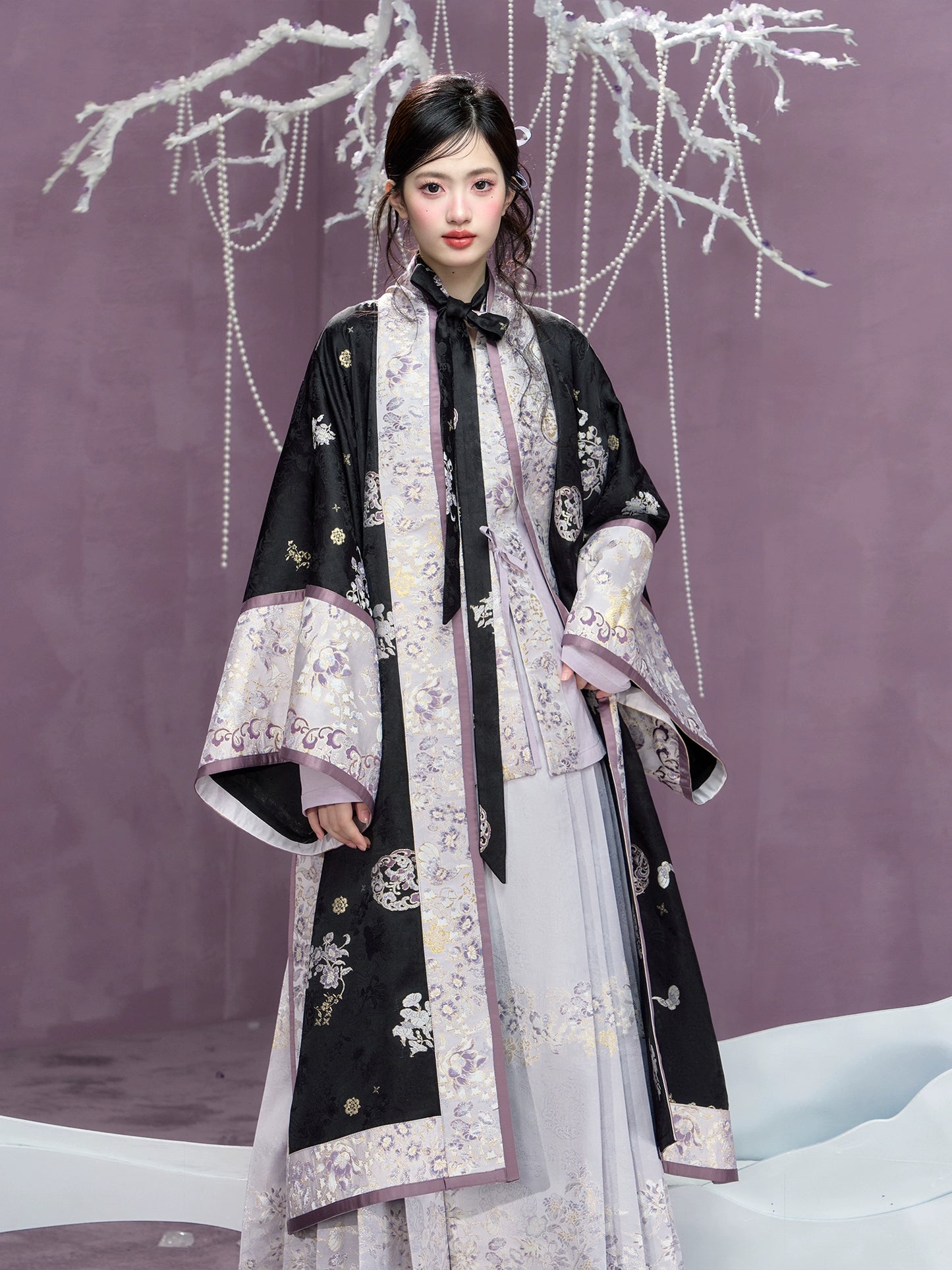 Lookbook Series Strings High-Grade Fabrics Song Dynasty Hanfu Dress