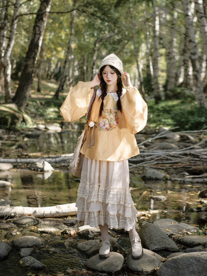 Lookbook Series Ming Autumn Hanfu Chrysanthemum