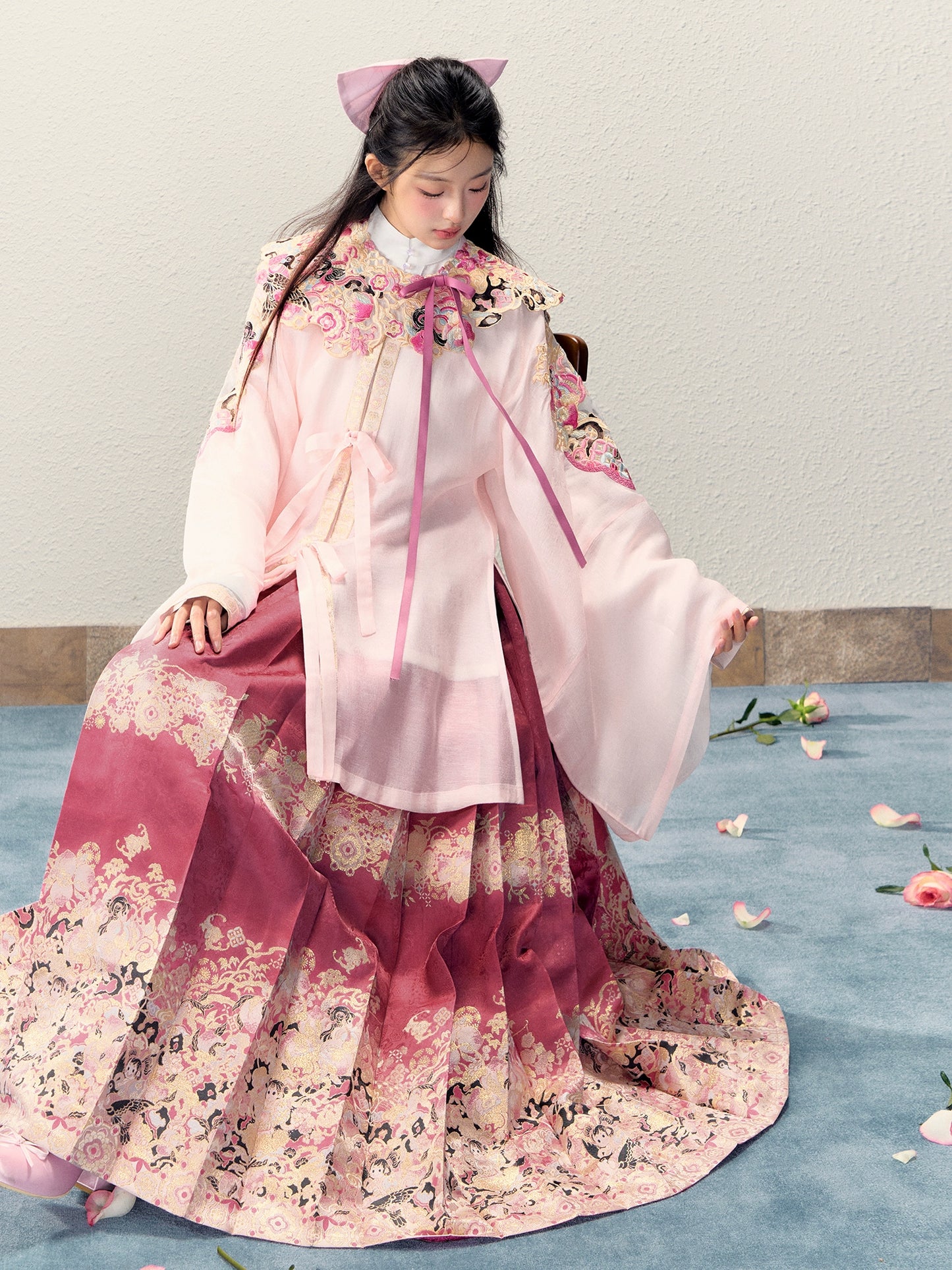 Lookbook Series Strings High-Grade Fabrics Ming Dynasty Hanfu Prom