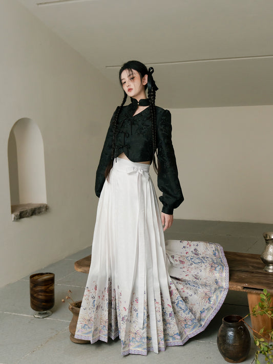 Lookbook Series Strings High-Grade Fabrics Ming Dynasty Hanfu Lady