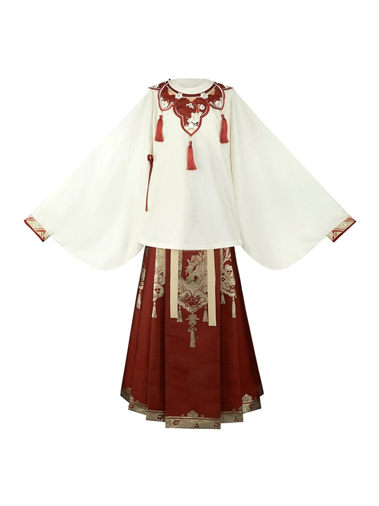 Mu Dan Shuang Shu : Asymmetric Petal Skirt