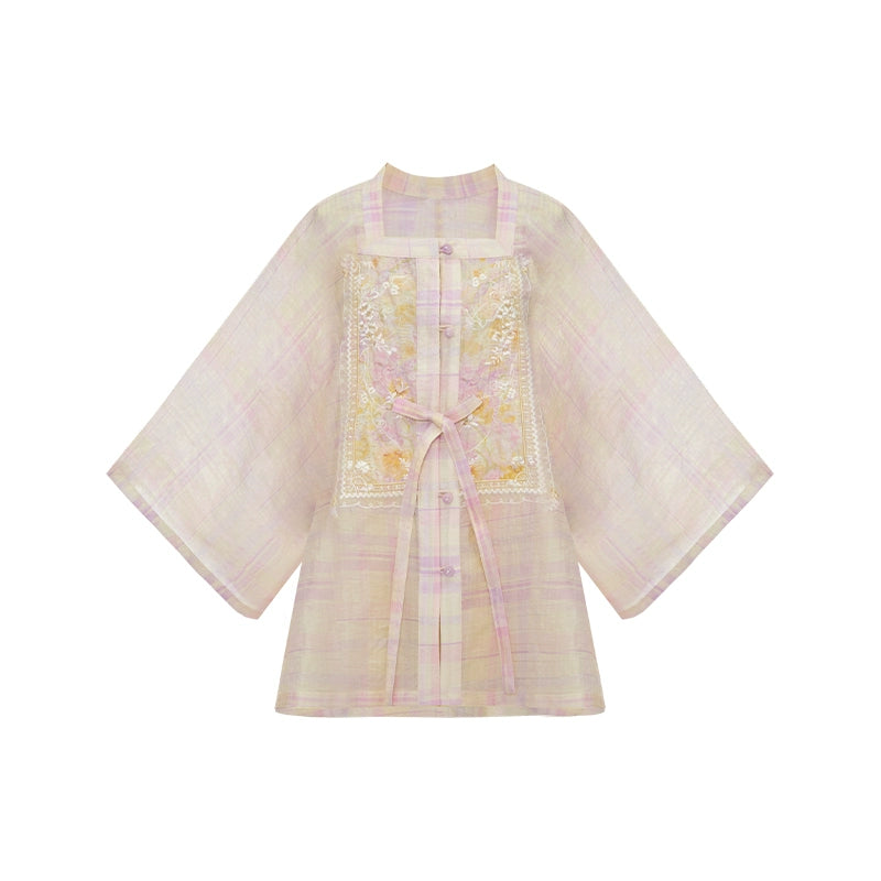 Teng Luo Yan : Wisteria Mist On Silk