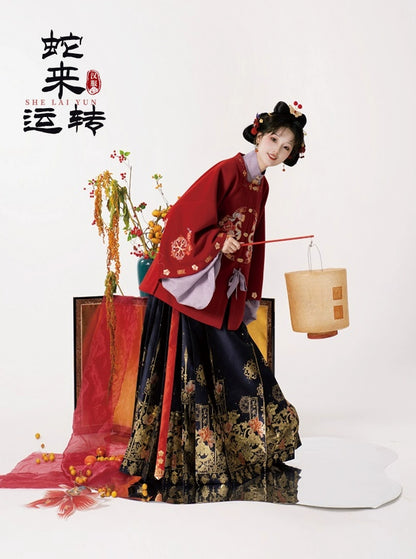 Lookbook Series Palace Ming Dynasty Hanfu The Snake Runs