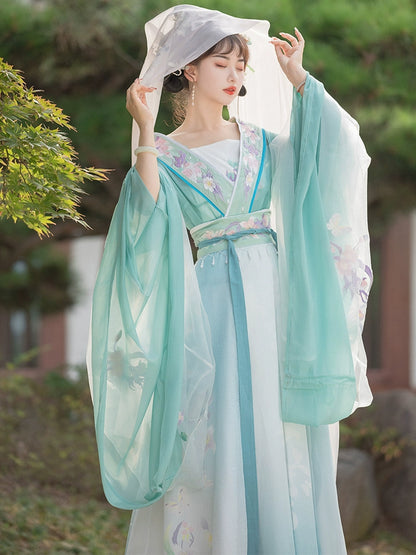 Original Hanfu women Wei and Jin Dynasties Waist-length skirt