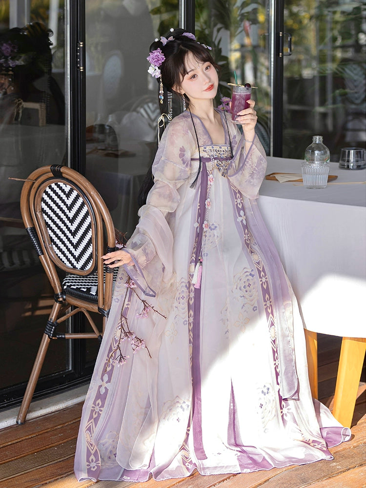 LOOKBOOK SERIES Tang Dynasty Long-Sleeved Shirt Hanfu