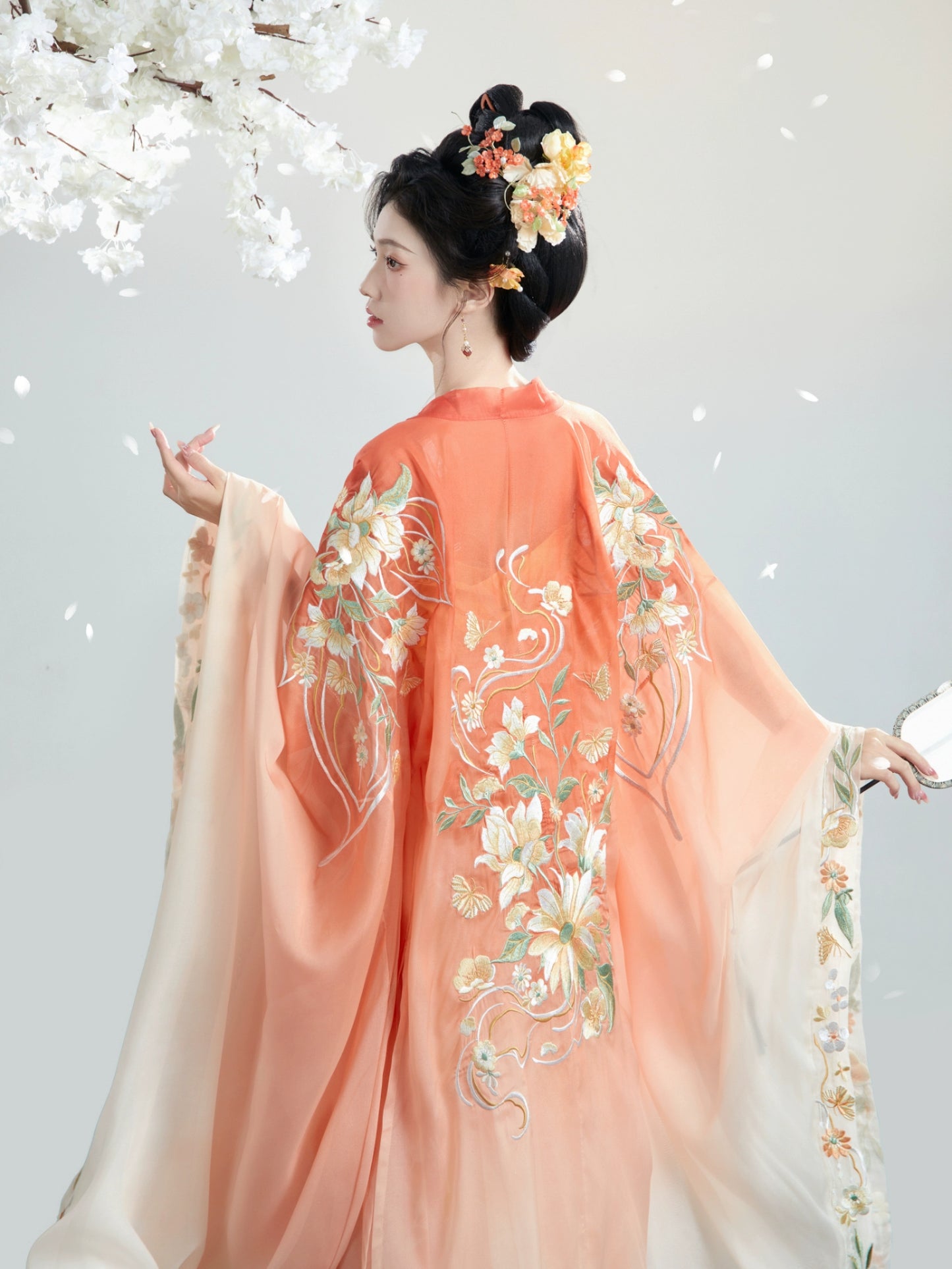 Hanfu Tang Dynasty Heavy embroidery Fairy-like long sleeve shirt