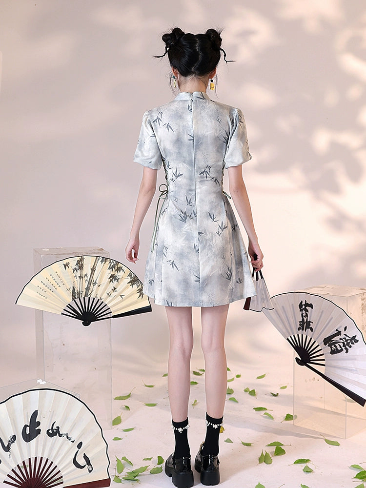 New Chinese Style Cheongsam Qipao Girlish Dressy Casual 51