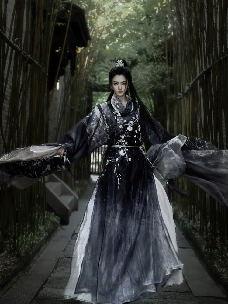 Ethereal Dreamscape Series Supreme Hanfu-Bamboo’s Ethereal Shadow