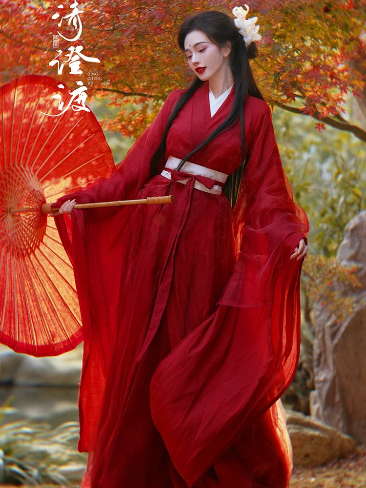 Costume Series Hanfu Dance Skirt Jing Nan