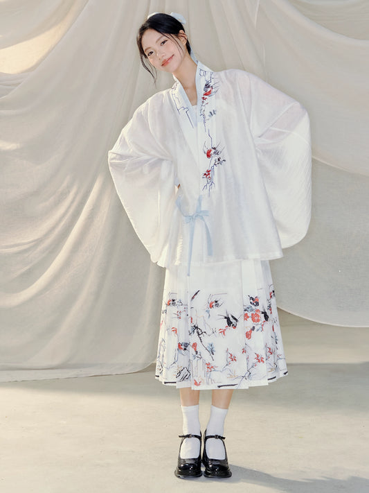 Lookbook Series Strings High-Grade Fabrics Ming Dynasty Hanfu Dress