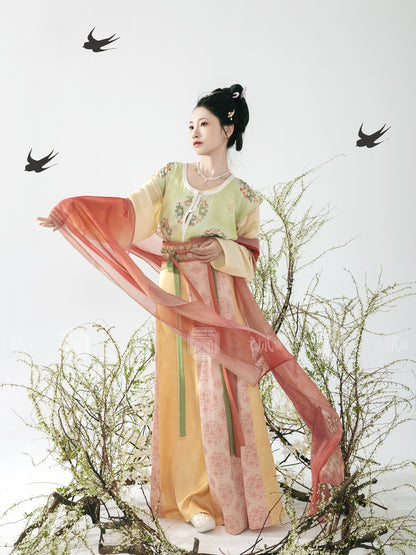 Lookbook Series Gu Meng Chang'an Autumn Tang Hanfu