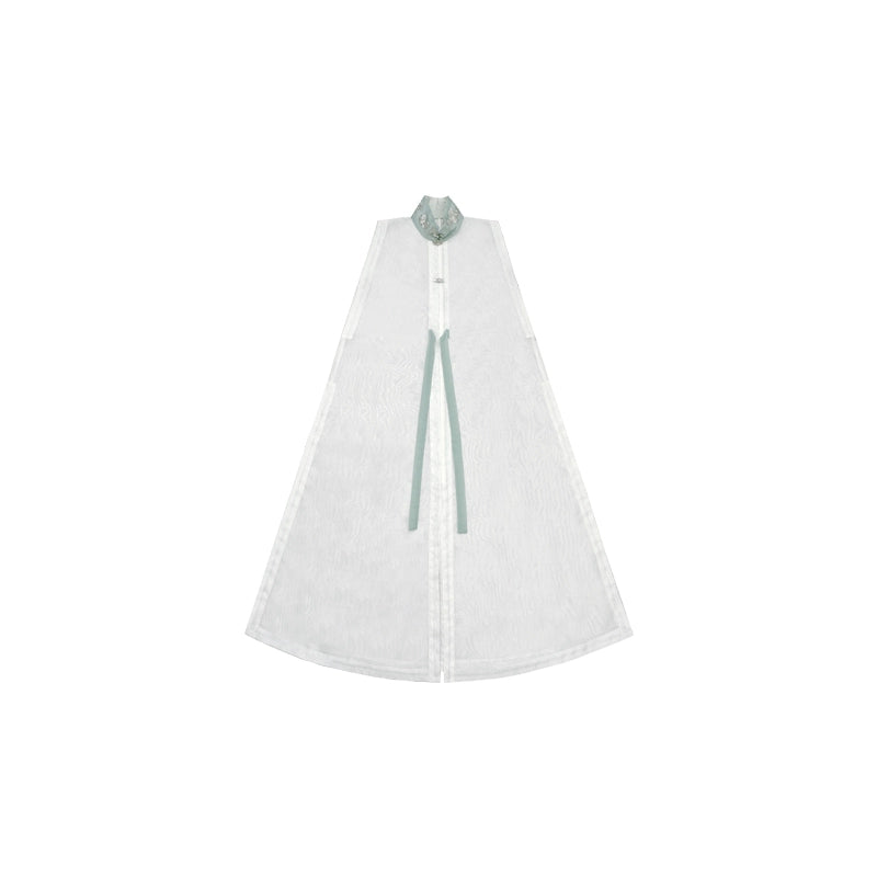 Shangyao Retreat Series White Green Ming Hanfu