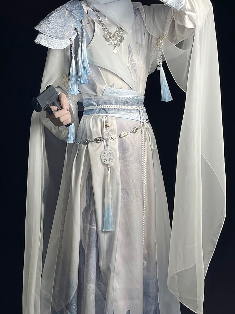 Lookbook Series Flower Poetry Unisex Boy Hanfu