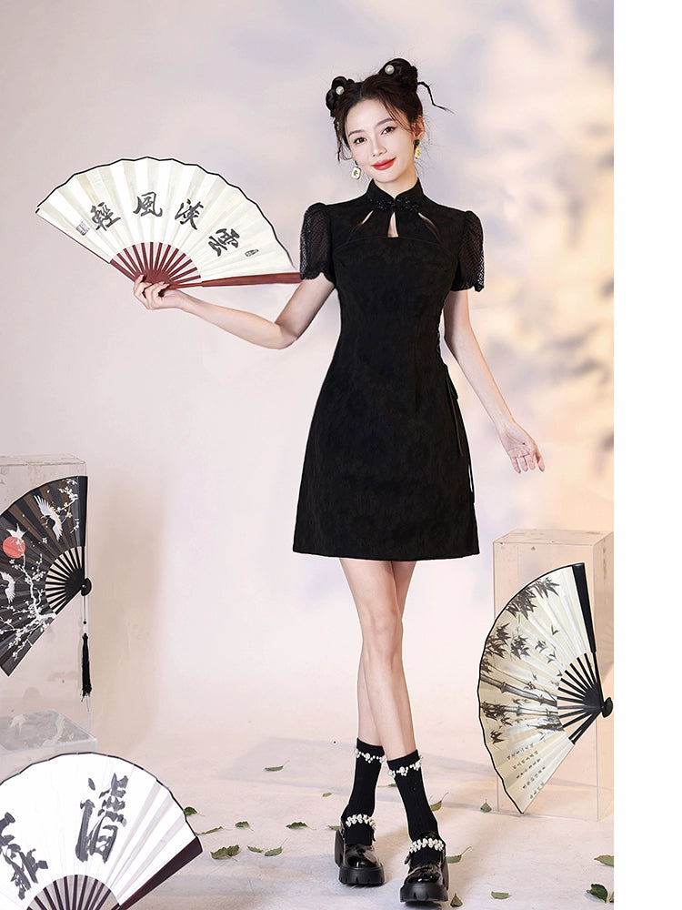 New Chinese Style Cheongsam Qipao Girlish Dressy Casual 28